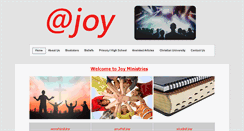 Desktop Screenshot of joyministries.co.za
